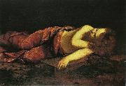 Orazio Gentileschi Jesus endormi sur la croix oil painting on canvas